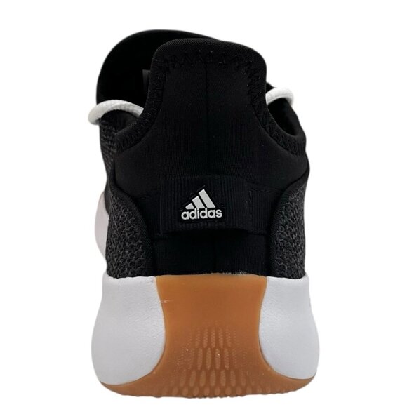 Adidas Cloudfoam Womens Athletic Knit Sneakers Size 8 Black-Gray-White Lace up - Picture 7 of 13